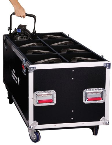 Gator Cases G-TOUR Series ATA Styled Road Case for Par Can Style LED Lighting; Fits (8) 64 Type Light Fixtures (G-TOURPAR64-LED-8 )