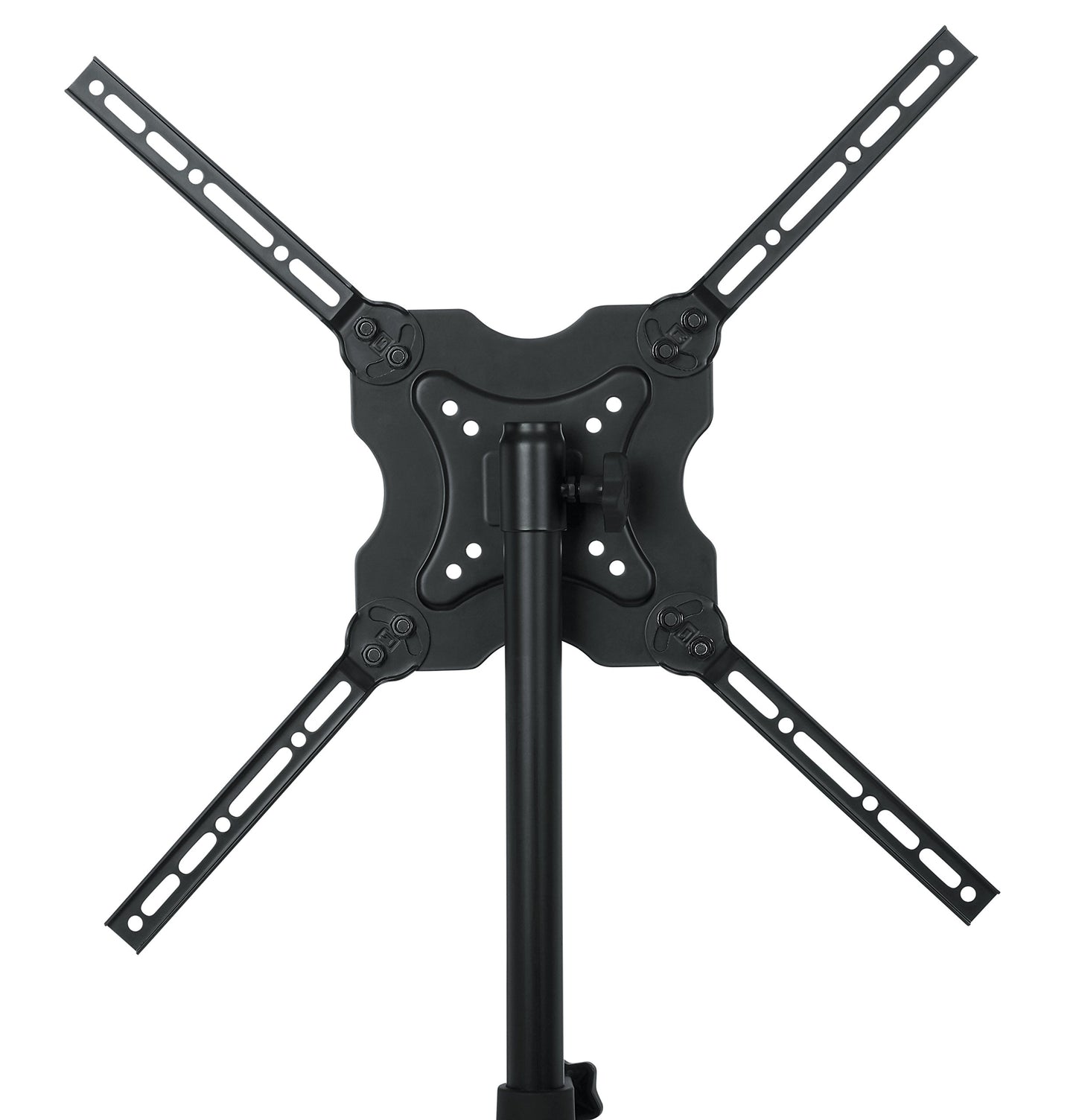 Gator Frameworks Deluxe Adjustable Quadpod LCD/LED TV Monitor Stand with Lift Piston; Fits Screens up to 65" (GFW-AV-LCD-25)