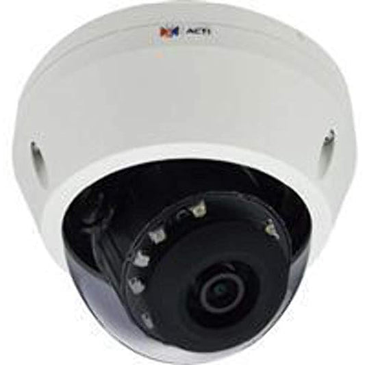ACTi E78 2MP Video Analytics Outdoor Dome Camera with SLLS, Fixed Lens, f3.6mm/F1.85, H.264, 1080p/60fps, 2D+3D DNR, Audio, MicroSDHC/MicroSDXC, PoE/DC12V, IP68, IK10, DI/DO, Built-in Analytics