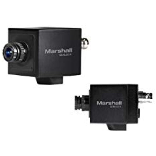 Marshall Electronics CV565-MGB 2.5MP Mini Broadcast 1000 TVL POV Camera with Tri-Level Sync Ability, 3.7mm Lens