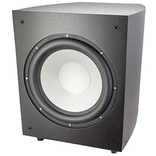 PHASE TECH POWER-FL12-II Sealed 12 inch Subwoofer 600W Home Audio Black