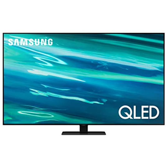 SAMSUNG 75-Inch Class QLED Q80A Series - 4K UHD Direct Full Array Quantum HDR 12x Smart TV with Alexa Built-in and 6 Speaker Object Tracking Sound - 60W, 2.2.2CH (QN75Q80AAFXZA, 2021 Model)