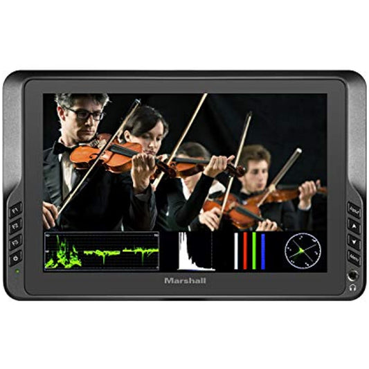 Marshall Electronics V-LCD70W-SH-SL 7 Inch Full HD Lightweight Camera-Top Monitor Compatible with Sony SL Mount