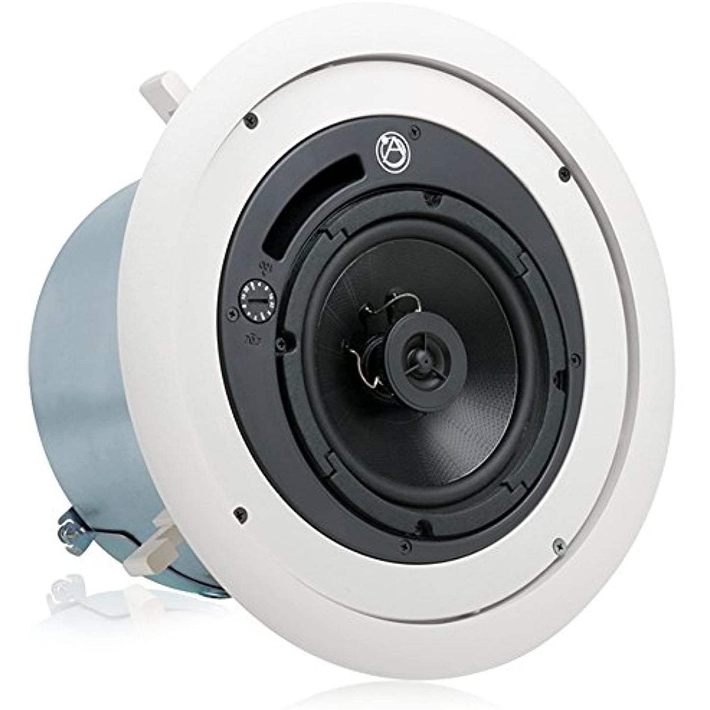 6" Coaxial in-Ceiling Speaker with 32-Watt 70/100V Transformer and Ported Enclosure