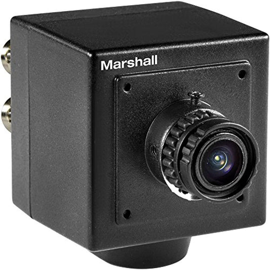 Marshall CV502-MB Full-HD 3G/HD-SDI 2.5MP Mini-Broadcast POV Camera (59.94/29.97 fps) with 3.7mm Lens, 2.5 Megapixel 1/3-inch CMOS Sensor, 16:9 Progressive Scanning System