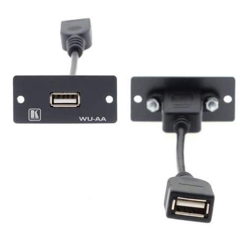 Kramer Electronics WU-AA USB-A to USB-A Wall Plate Insert