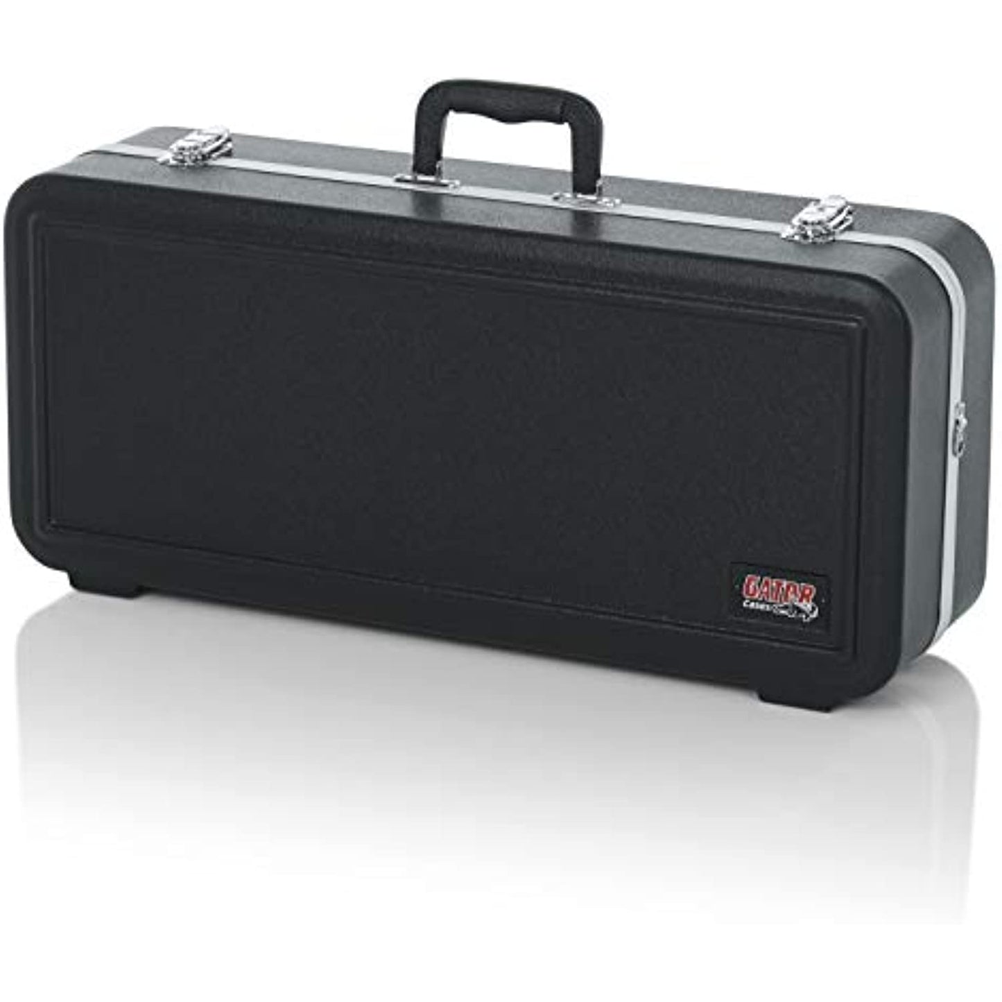 Gator Cases Lightweight Molded Alto Saxophone Case with Locking Latch and Plush Lined Interior; Rectanglular/Stackable (GC-ALTO-RECT)