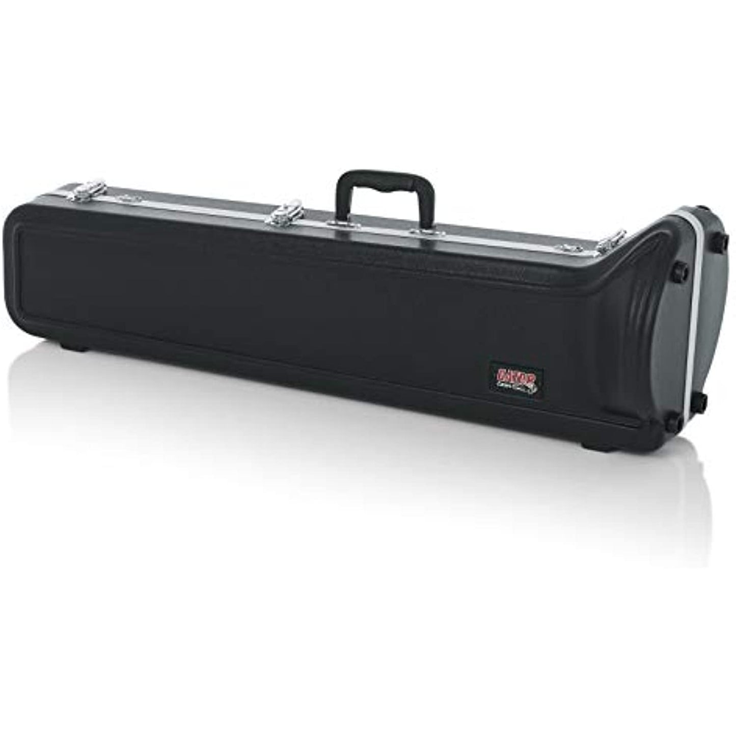 Gator Cases Lightweight Molded Trombone Case with Locking Latch and Plush Lined Interior (GC-TROMBONE)