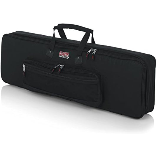 Gator Cases Padded Keyboard Gig Bag; Fits Slim Line 61 Note Keyboards (GKB-61 SLIM)