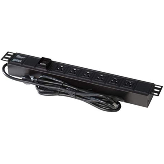 Gator GRW-PWRVERT-6-6-Outlet Power Strip, UL