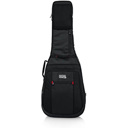 Gator Cases Pro-Go Ultimate Guitar Gig Bag; Fits Acoustic Guitars (G-PG ACOUSTIC) , Black