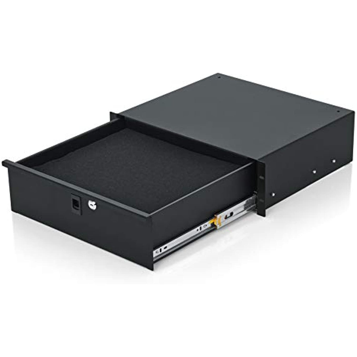 Gator Rackworks Standard 3U Rack Mount Drawer with Foam Interior and Lock; 14.2" Deep (GRW-DRWDF3)