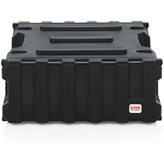 Gator Cases Pro Series Rotationally Molded 4U Rack Case with Standard 19" Depth; Made in USA (G-PRO-4U-19), Black
