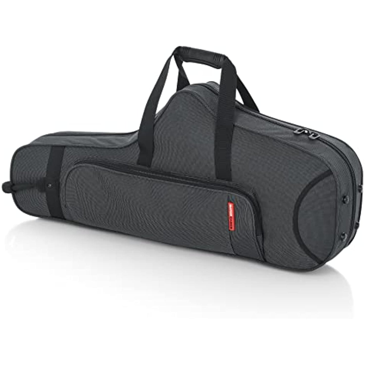 Gator Cases Lightweight Polyfoam Tenor Saxophone Case with Removable Strap and Rubber Interlocking Carry Handle; (GL-TENORSAX-A)