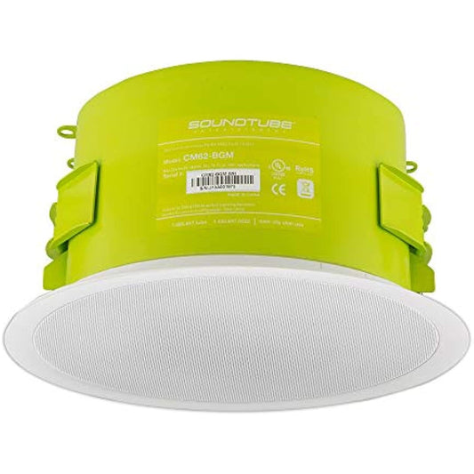 SOUNDTUBE IPD-CM62-BGM-WH in-Ceiling Speaker,White,40 Max. Wattage