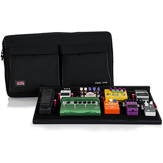 Gator Cases Guitar Effects Pedal Board with Tote Bag and Velcro Surface; Pro Size: 30" x 16" (GPT-PRO)