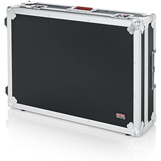 Gator Cases Rolling ATA Style Mixer Road Case with Fully Adjustable Interior and Stackable Ball Corners; 20" x 30" x 6.5" (G-TOUR 20X30)