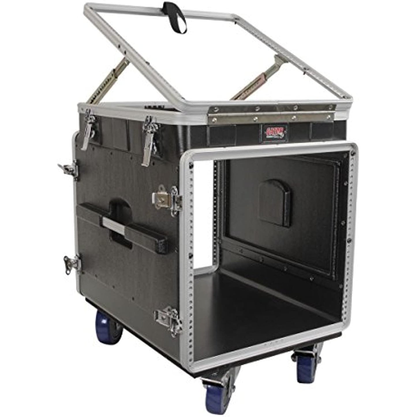 Gator Cases Lightweight ATA Molded Console Rack Case; 12U Pop-Up Top and 10U Side (GRC-12X10 PU)