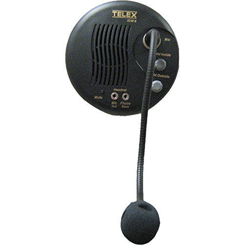 Window Mountable Full Duplex Security Intercom System W/Vox. May Be Used in Head