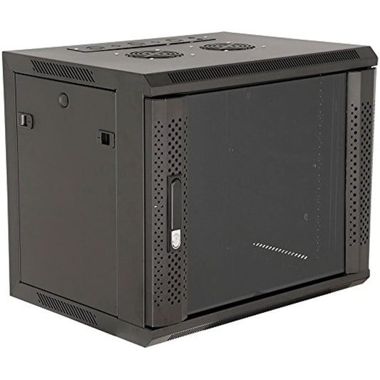 Gator Rackworks Fixed Wall Rack with Glass Door; 12U with 17" Rackable Depth (GRW1012509)