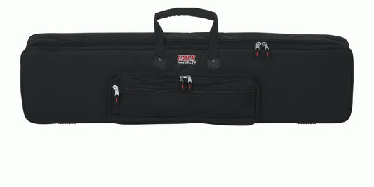 Gator Cases Padded Keyboard Gig Bag; Fits Slim Line 76 Note Keyboards (GKB-76 SLIM)