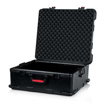 Gator Cases Molded Flight Case for Rack Mountable Mixers Up to 12U Rack Space with TSA Approved Locking Latch (GTSA-MIX12PU)