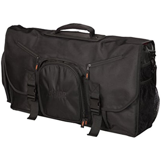 Gator Cases Club Series DJ Controller Messenger Bag with Bright Orange Interior; Fits Large Controllers - 25" (G-CLUB CONTROL 25)