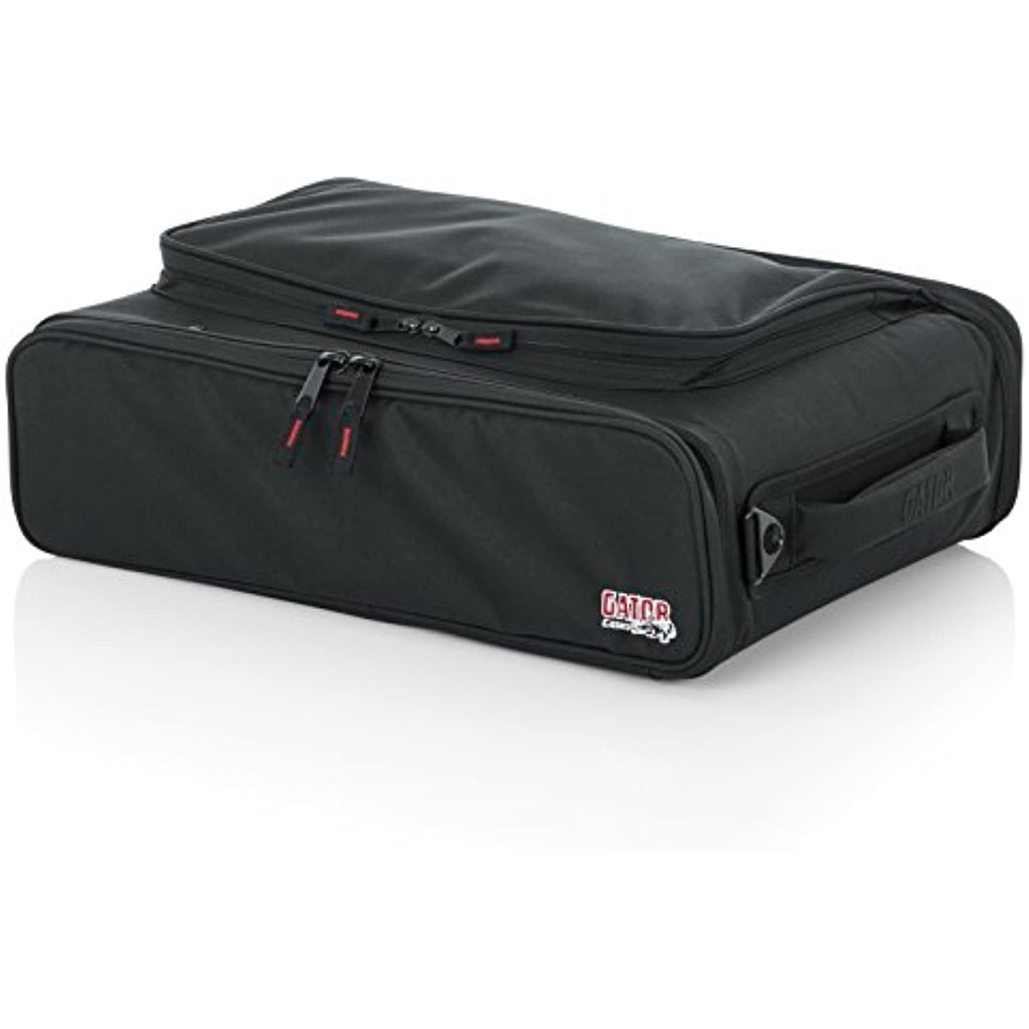 Gator Cases Lightweight Rack Bag with Removable Shoulder Strap; 2U Rack - 12.5" Rackable Depth (GR-RACKBAG-2U) , Black