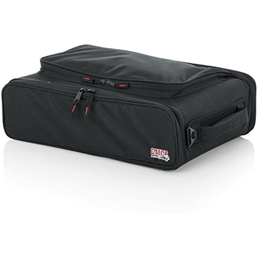 Gator Cases Lightweight Rack Bag with Removable Shoulder Strap; 2U Rack - 12.5" Rackable Depth (GR-RACKBAG-2U) , Black