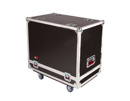 Gator Cases G-TOUR Series ATA Style Road Case for (2) 12-Inch Speaker Cabinets with Cable Storage and Heavy Duty 4" Casters (G-TOUR SPKR-212)