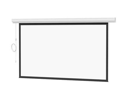 Da-Lite Designer Contour Electrol with Built-in Infrared Remote - Projection Screen (Motorized) - 100 in - 4:3 - Matte White