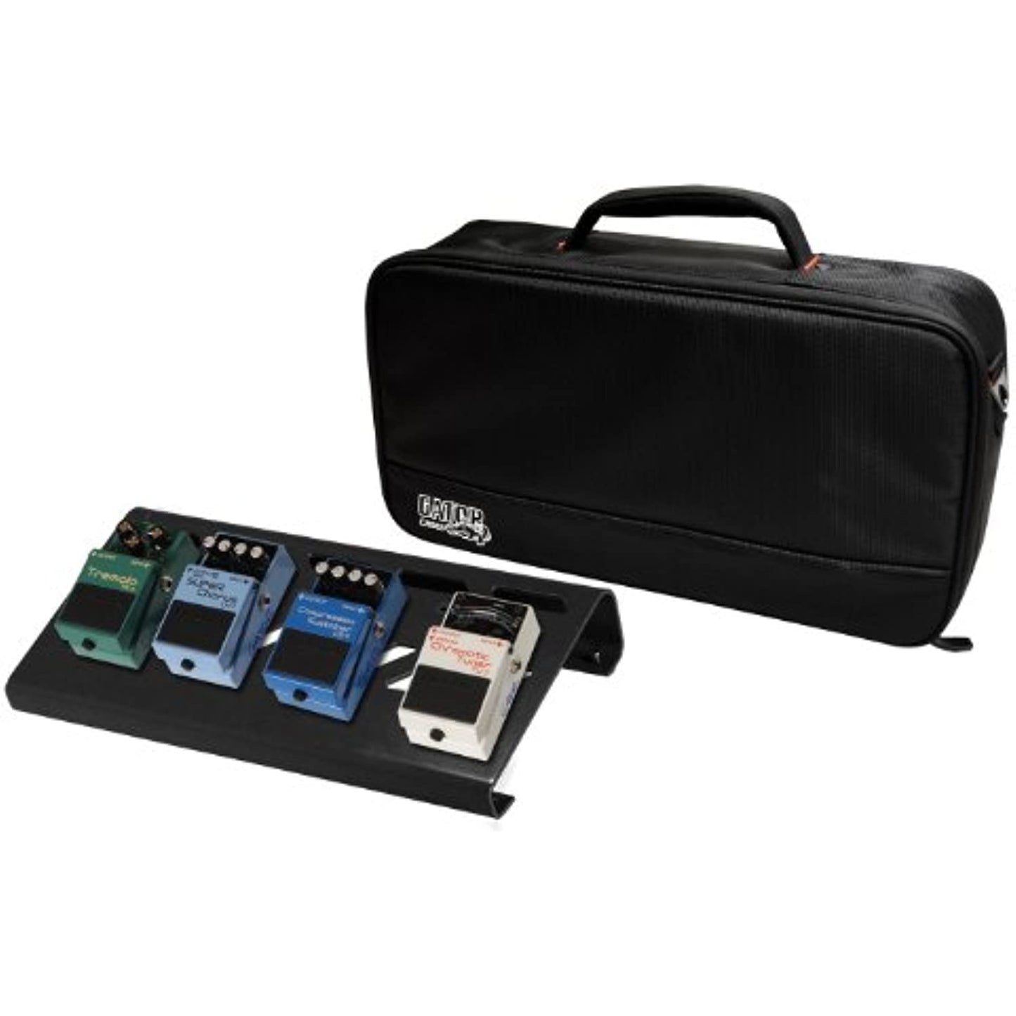 Gator Cases Aluminum Guitar Pedal Board with Carry Bag; Small: 15.75" x 7" | Stealth Black (GPB-LAK-1)
