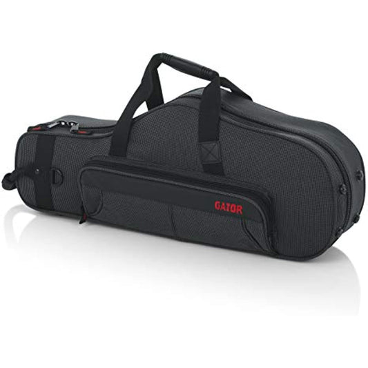 Gator Cases Lightweight Polyfoam Alto Saxophone Case wth Mouthpeice Storage; (GL-ALTOSAX-MPC)