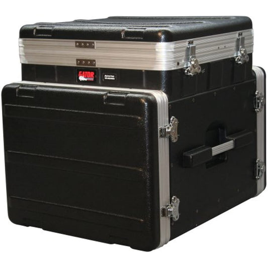 Gator Cases Lightweight ATA Molded Console Rack Case; 10U Pop-Up Top and 8U Side (GRC-10X8 PU)