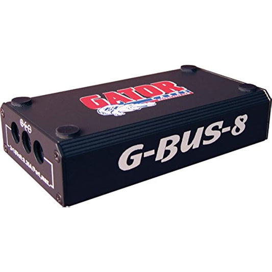 Gator Cases Multi Output Pedal Board Power Supply; (8) 9v Outputs and (3) 18v Outputs (G-BUS-8-US)