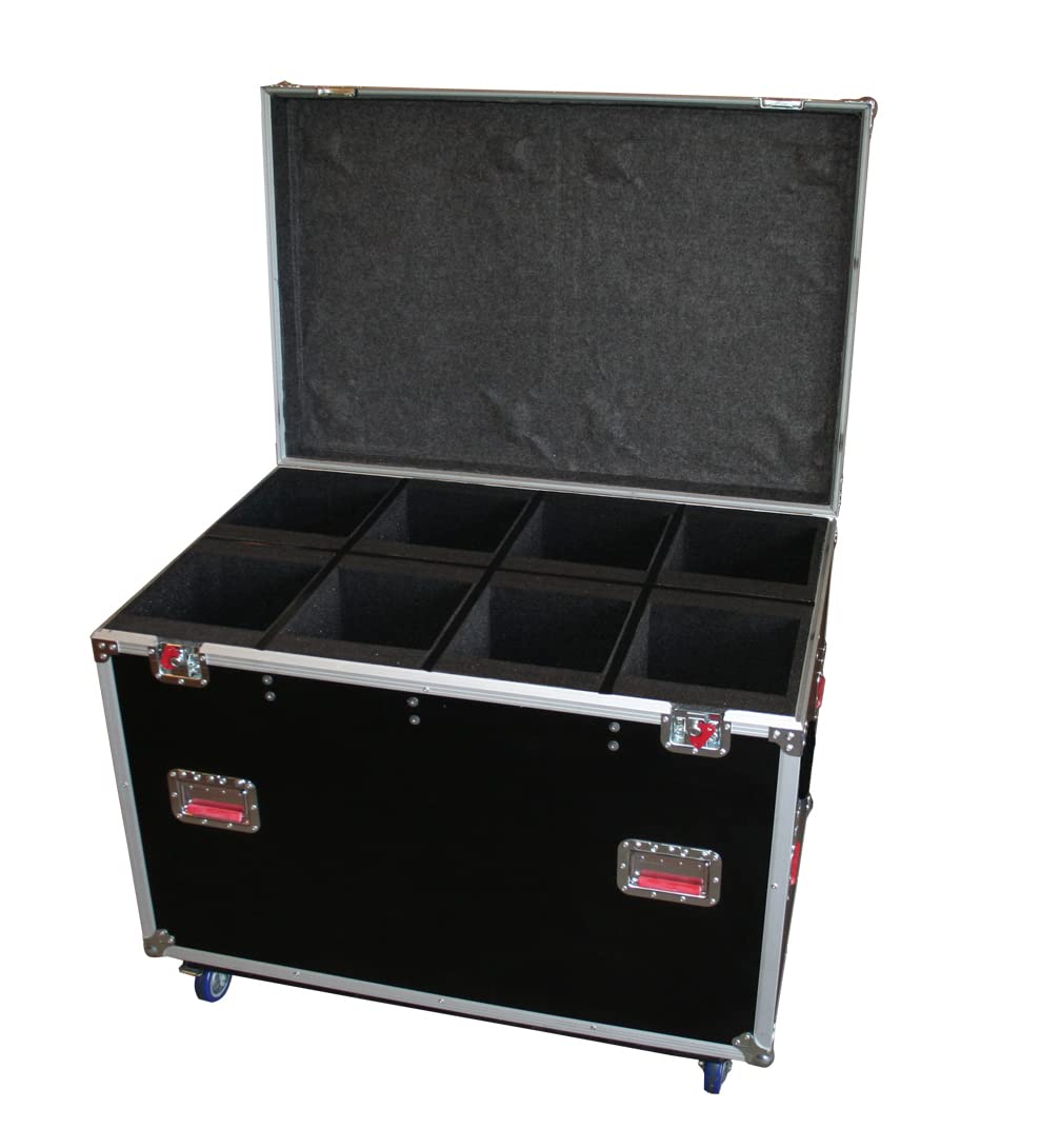 Gator Cases G-TOUR ATA Style Lighting case for Leko Type Can Light Fixtures; (G-TOUR LEKO-S4)