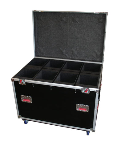 Gator Cases G-TOUR ATA Style Lighting case for Leko Type Can Light Fixtures; (G-TOUR LEKO-S4)