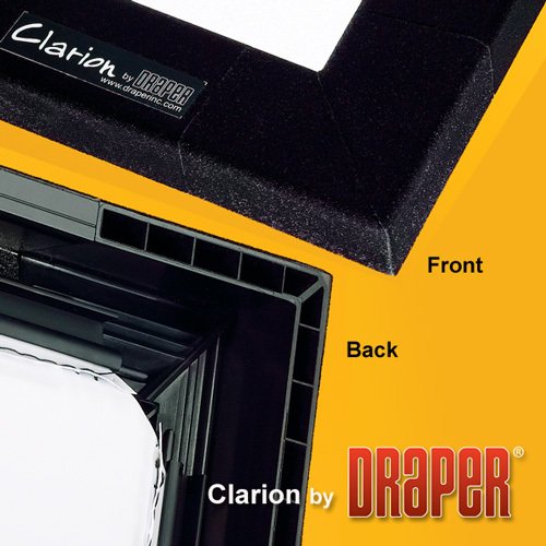 10IN Diag Clarion with veltex Fixed Tensioned Screen 4:3 M1300