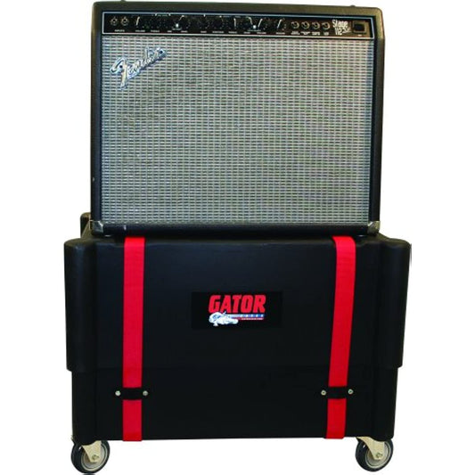 Gator Cases Molded Plastic Guitar Amp Transporter, and Stand, with Caster Wheels; Fits 1x12 Combo Amps (G-ROTO-112)