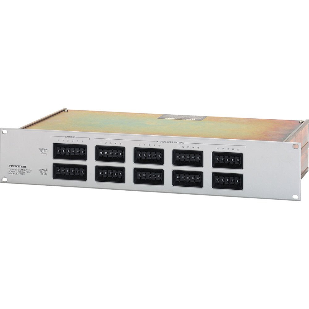 Bosch Communication Bosch Communication Sap1626 Source Assign Panel for Channel Assignment - 12 Tw Circuits and 3 Program.