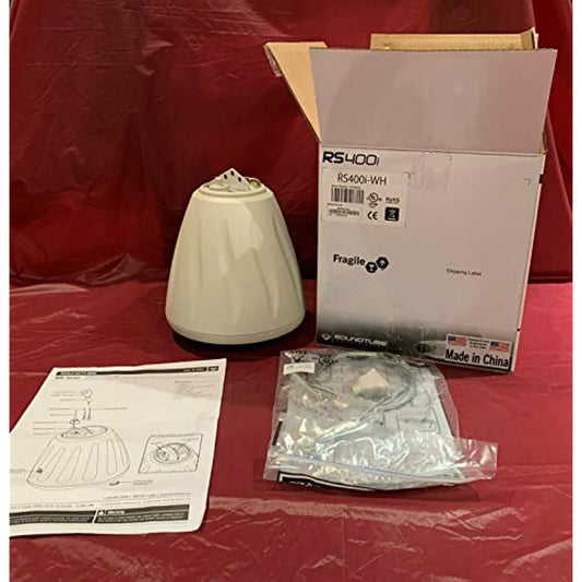 SoundTube RS400I-WH 4" Open-Ceiling Hanging Pendant Speaker - White