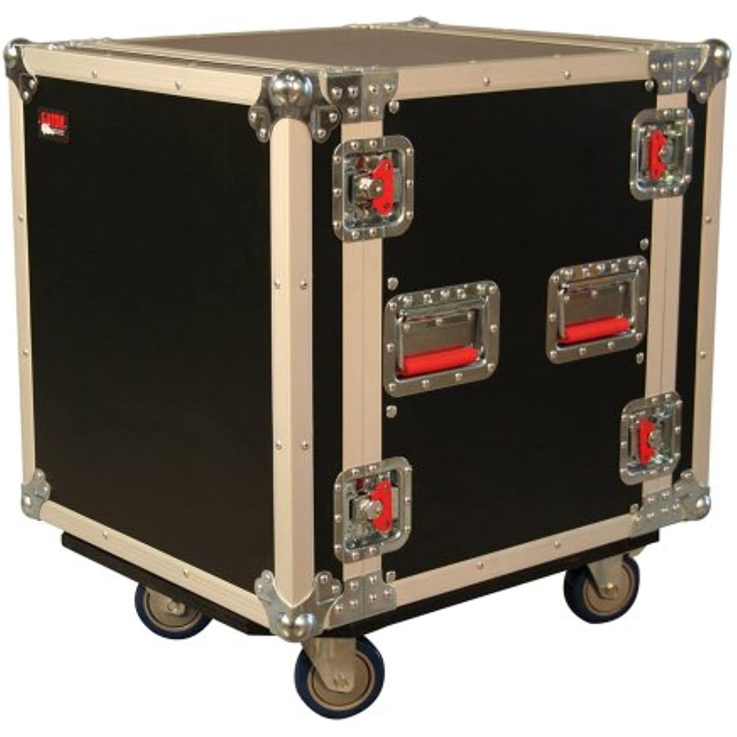 Gator Cases G-TOUR Audio Road Rack with Heavy-Duty Casters and Tour Grade Hardware; 17" Rackable Depth, 12U (G-TOUR 12U CAST)