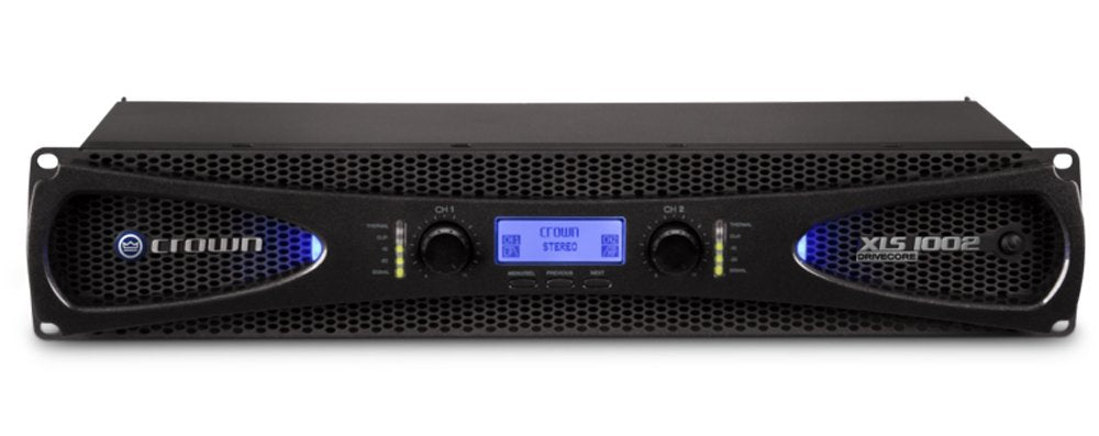 Crown XLS1002 Two-channel, 350-Watt at 4? Power Amplifier