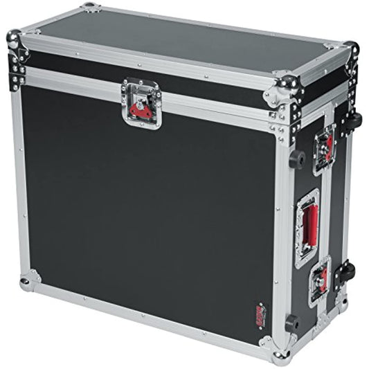 Gator Cases G-TOUR ATA Style Road Case - Custom Fit for Behringer X32 Compact with Built in Wheels and Retractable Tow Handle; (G-TOUR X32CMPCTW)