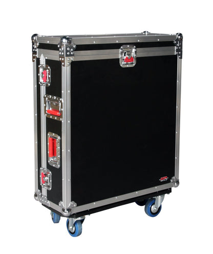 Gator Cases G-TOUR ATA Style Road Case - Custom Fit for Presonus Studio Live 24.4.2 Mixer with Dog House and Heavy Duty 4" Casters; (G-TOUR PRE242-DH)