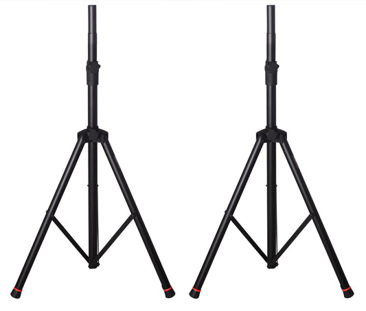 Gator Frameworks Deluxe Set with Self Rising Lift Assist Includes (2) Speaker Stands and Nylon Carry Bag (GFW-SPK-3000SET)