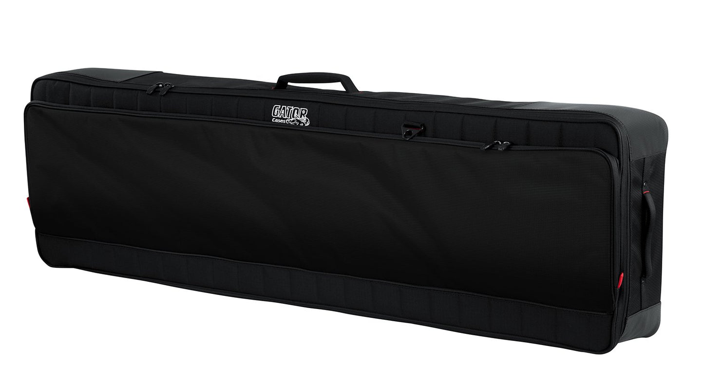 Gator Cases Pro-Go Ultimate Keyboard Gig Bag with Removable Backpack Straps; Fits Slim 88-Note Keyboards (G-PG-88SLIM)