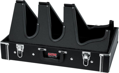Gator Cases Gig Box Jr. Pedal Board with Built in 3x Guitar Stand | Fits Most Electric and Acoustic Guitars; Pedal Surface 21.5" x 15" (GW-GIGBOXJR)