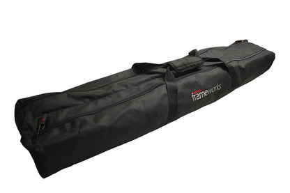 Gator Frameworks Deluxe Set with Self Rising Lift Assist Includes (2) Speaker Stands and Nylon Carry Bag (GFW-SPK-3000SET)