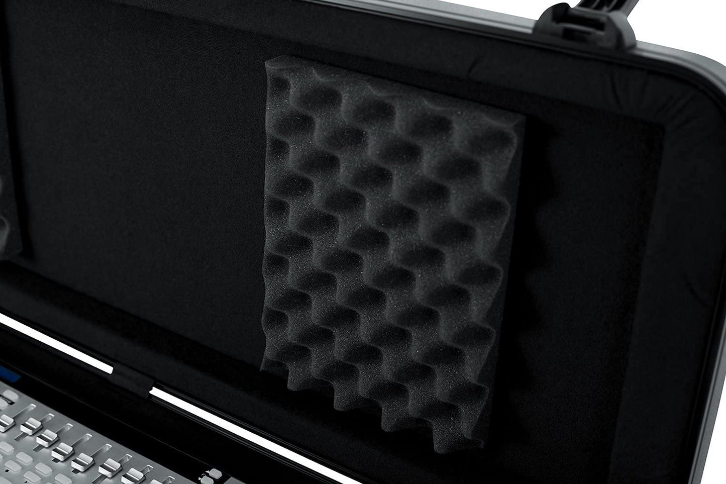 Gator Cases Molded Flight Case for 49-Note Keyboards with TSA Approved Locking Latches and Recessed Wheels; (GTSA-KEY49)